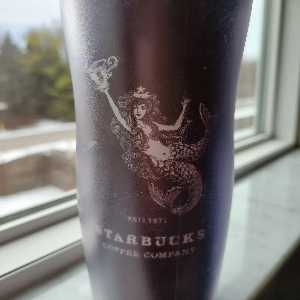 2001 Starbucks Insulated Coffee Tumbler ~ Mermaid ~ Great Y2K-ish Item! FINAL!